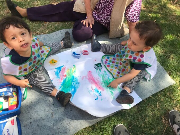 being-a-single-mom-at-43-ivf-babies-painting